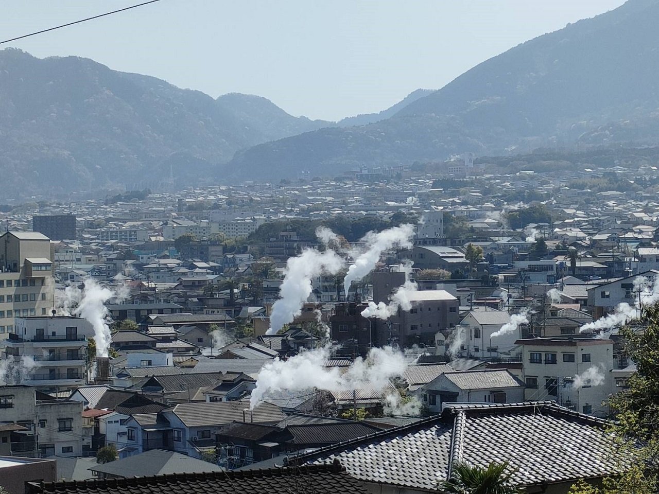 別府湯けむり１