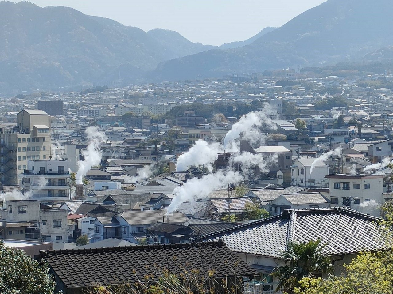 別府湯けむり４